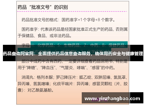 药品查询网官网：全面提供药品信息查询服务，确保用药安全与健康管理